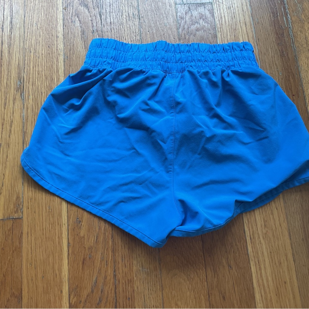 Athleta Blue Athletic Shorts Lightweight Elastic Waist